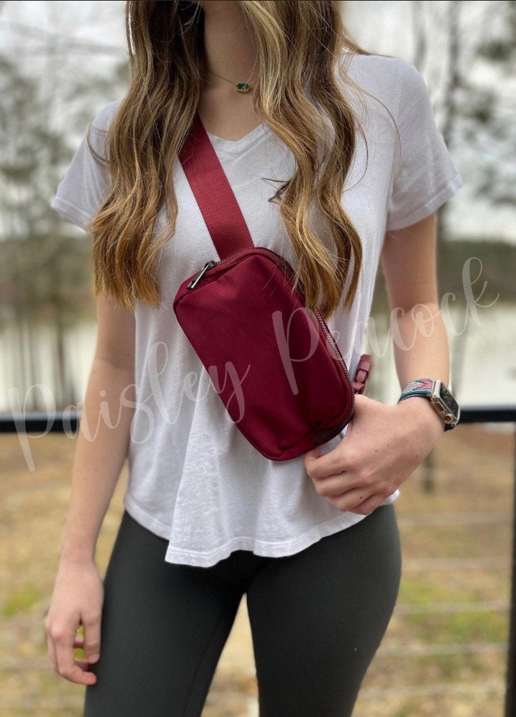 Shae Nylon Belt Bag| LuLu Dupe Bag| Belt Bag| Waist Bag| Everywhere Bag| Yoga Pouch| Fanny Pack| Mini Belt Bag| Crossbody Bag