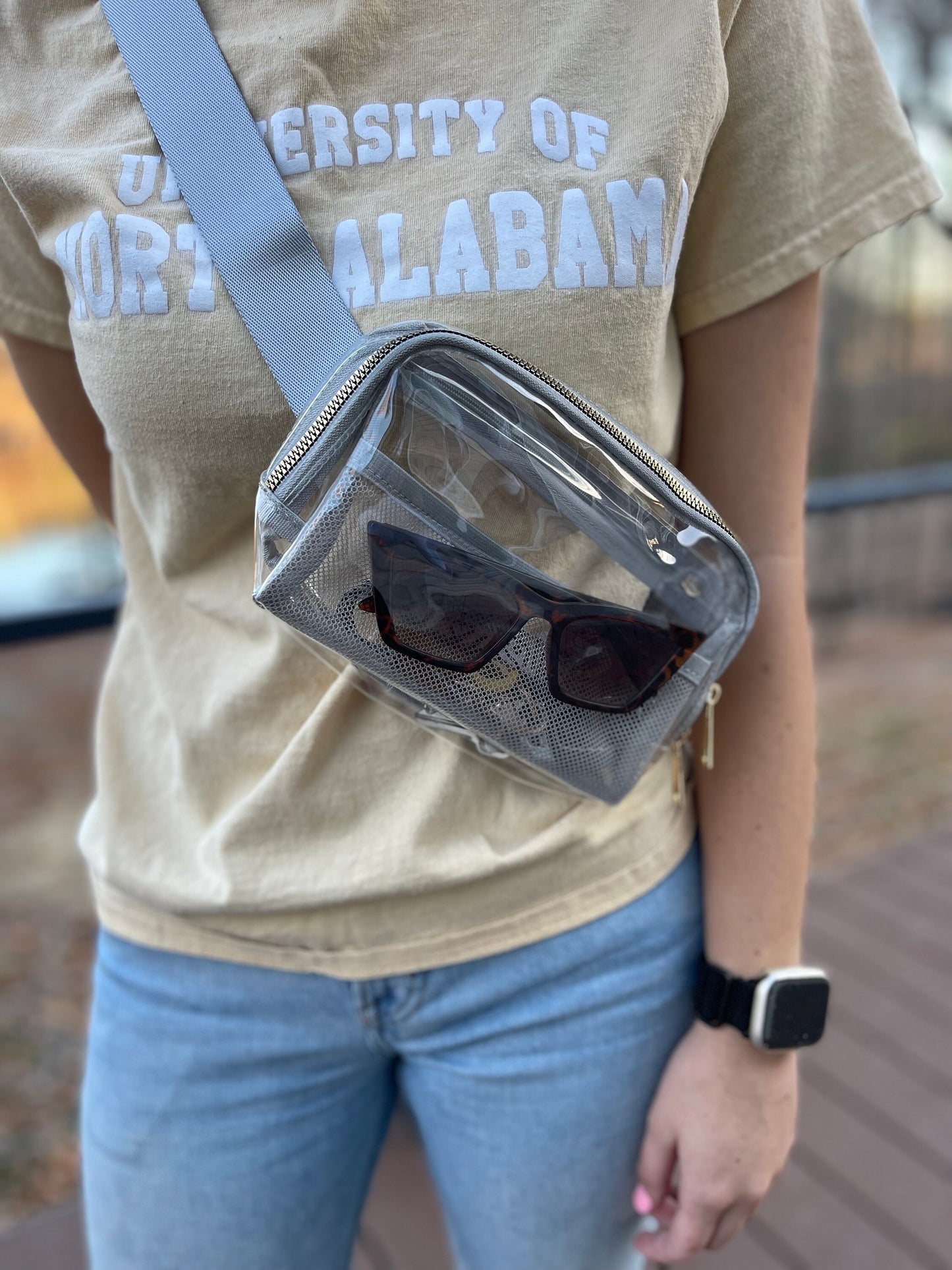 Kaitlyn Clear Belt Bag| Clear LuLu Dupe Bag| Belt Bag| Waist Bag| Everywhere Bag| Yoga Pouch| Fanny Pack| Mini Belt Bag| Crossbody Bag