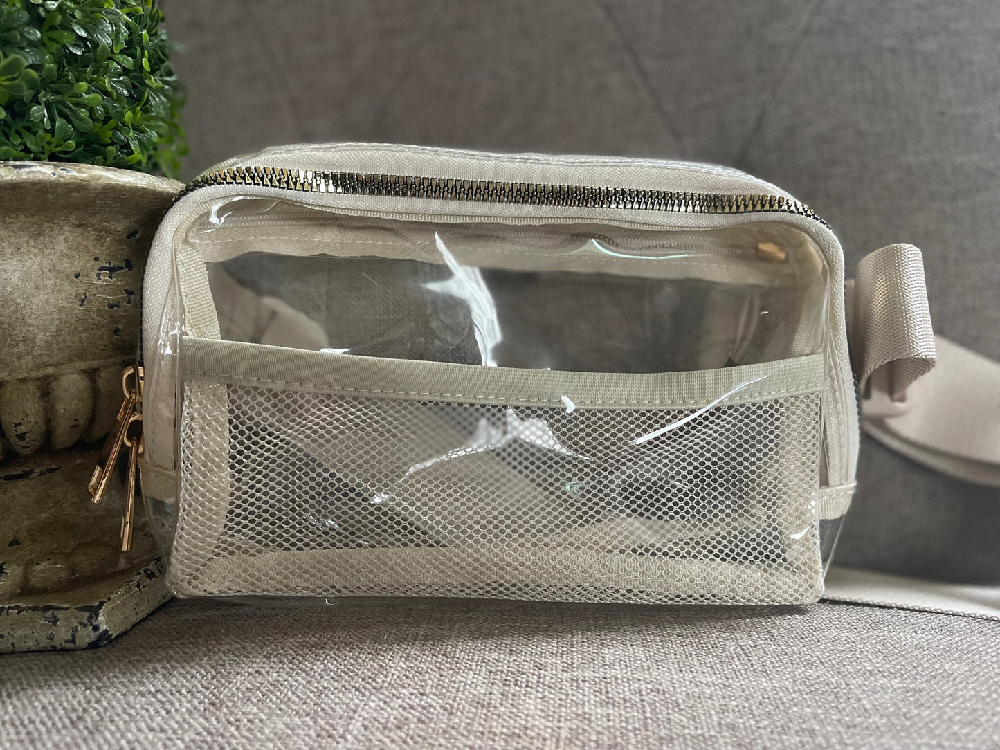 Kaitlyn Clear Belt Bag| Clear LuLu Dupe Bag| Belt Bag| Waist Bag| Everywhere Bag| Yoga Pouch| Fanny Pack| Mini Belt Bag| Crossbody Bag